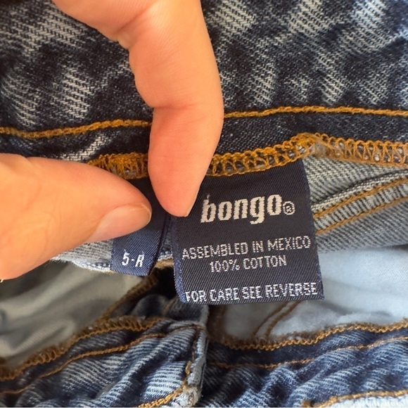 Vintage Bongo High Waisted 100% Cotton Jeans - Picture 5 of 5